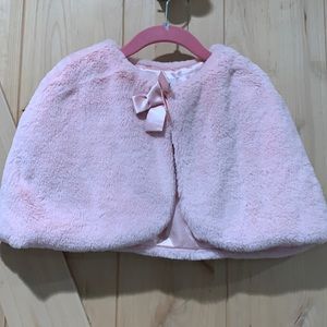 Girls pink shawl